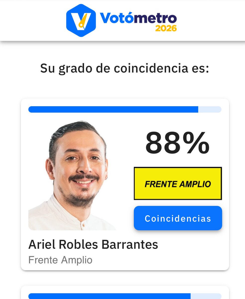 No tenemos que coincidir en todo, pero sí en lo fundamental. La Política debe vivirse en Democracia, defender justicia social y construir oportunidades para que todas las personas puedan salir adelante. Mi voto es Ariel 💛🇨🇷