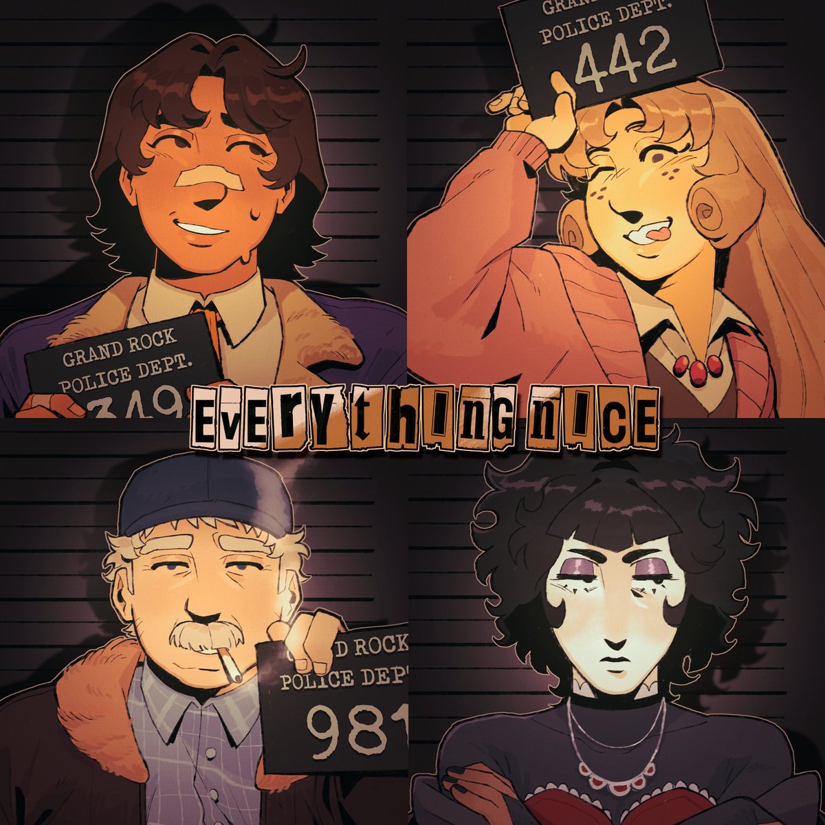 #oc mugshots for the comic site i'm making