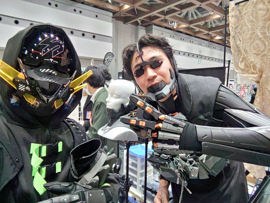 waruder's tweet image. S6さんのサイバーゴーグルをお迎えしました。
今の私の装備にピッタリ！
#デザフェス62 #ARMOR祭