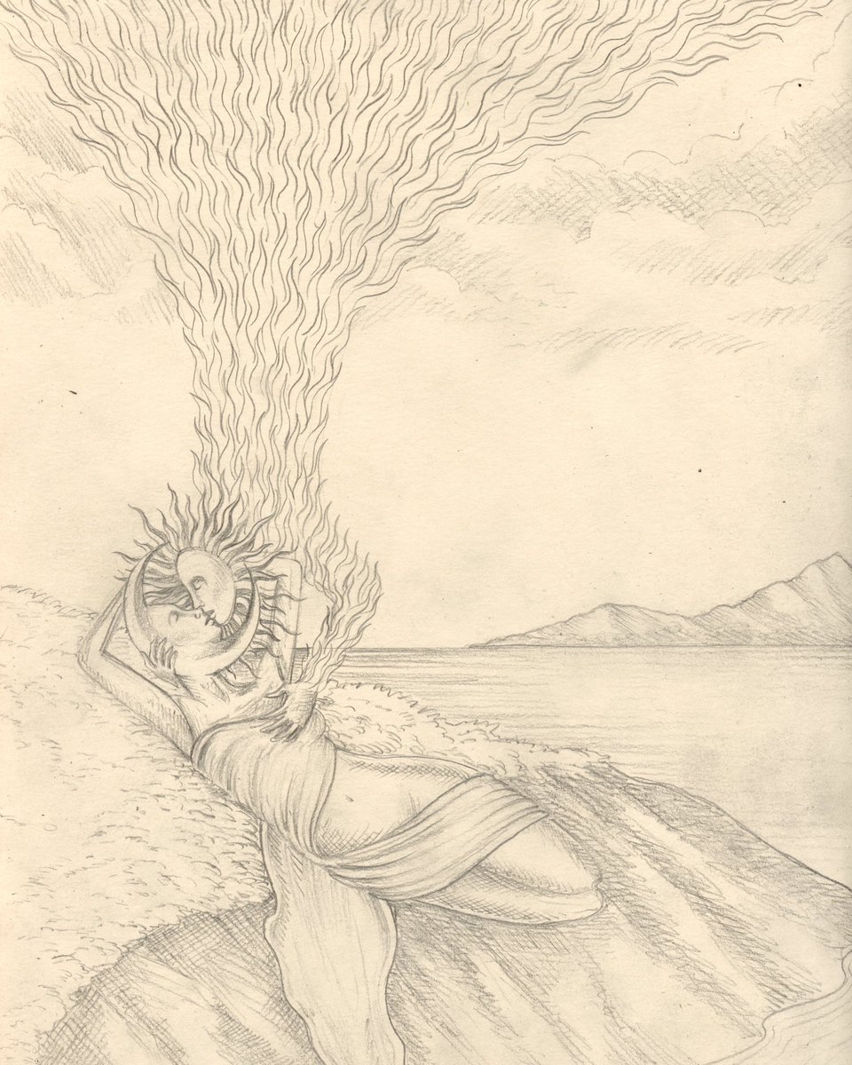 The Kiss From Above (sketch)