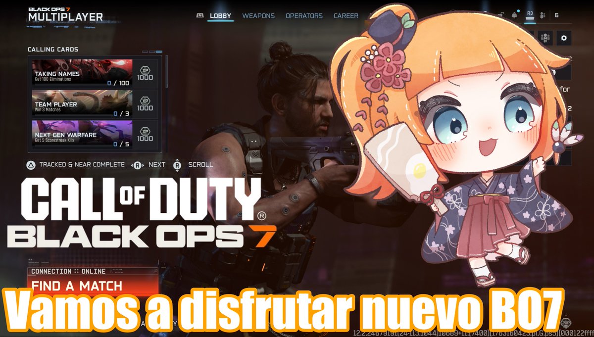 今日は新しい #CoDBO7 を楽しんでいこう！
🇯🇵AM12:00
Hoy voy a disfrutar nuevo CoDBO7
🇲🇽PM9:00
youtube.com/live/HkmlsTMTN…
twitch.tv/tamago_channel
#Vtuber #ESVtuber #ENVtuber #JPVtuber #VtuberES #VtuberEN #VtuberJP