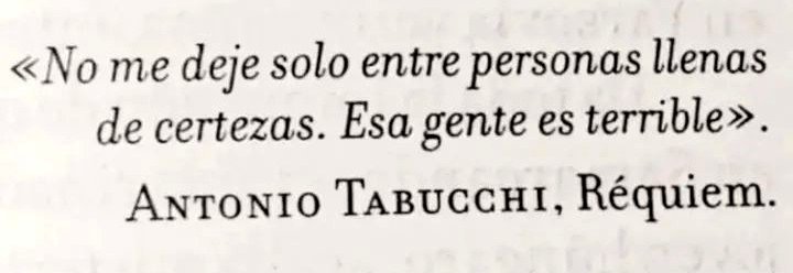 Tabucchi, en estado puro.