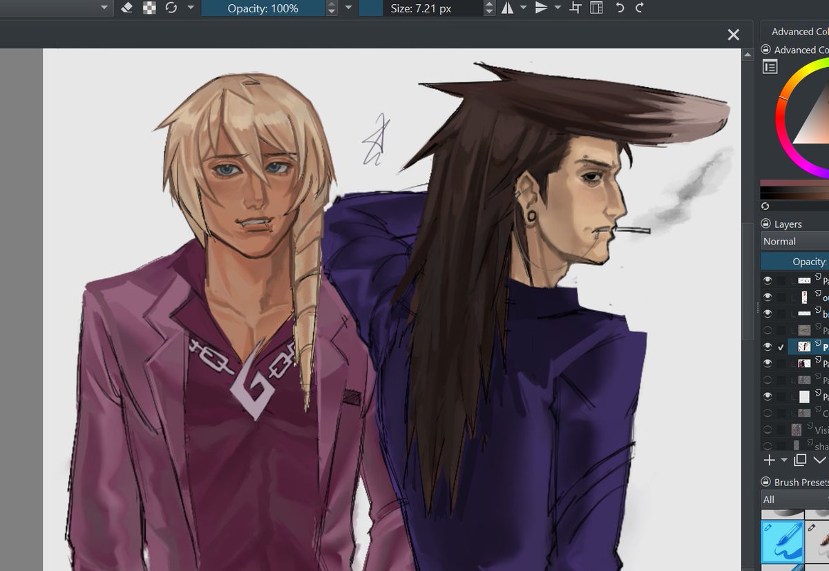 xoquwn's tweet image. I srsly couldn&apos;t wait till I finished this work to post it
So... WIP reveal :7
#AceAttorney #apollojustice #aatwt