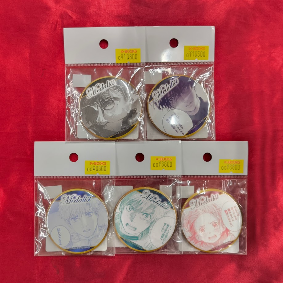 入荷情報】 『メダリスト』 ○くじメイト 缶バッジ ○キラキラ缶バッジ