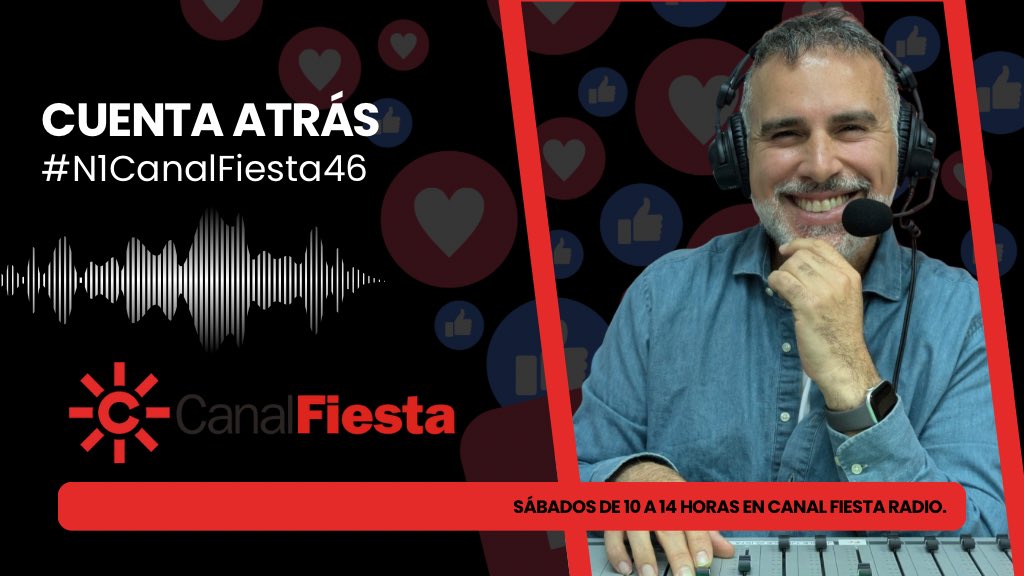 Buenos días!! Hoy desde <a href="/canalfiesta/">Canal Fiesta Radio</a> en Granada buscamos el #N1CanalFiesta46!! Quién es tu favorit@? Te leo en directo! 
Notas de voz: 616 079 079