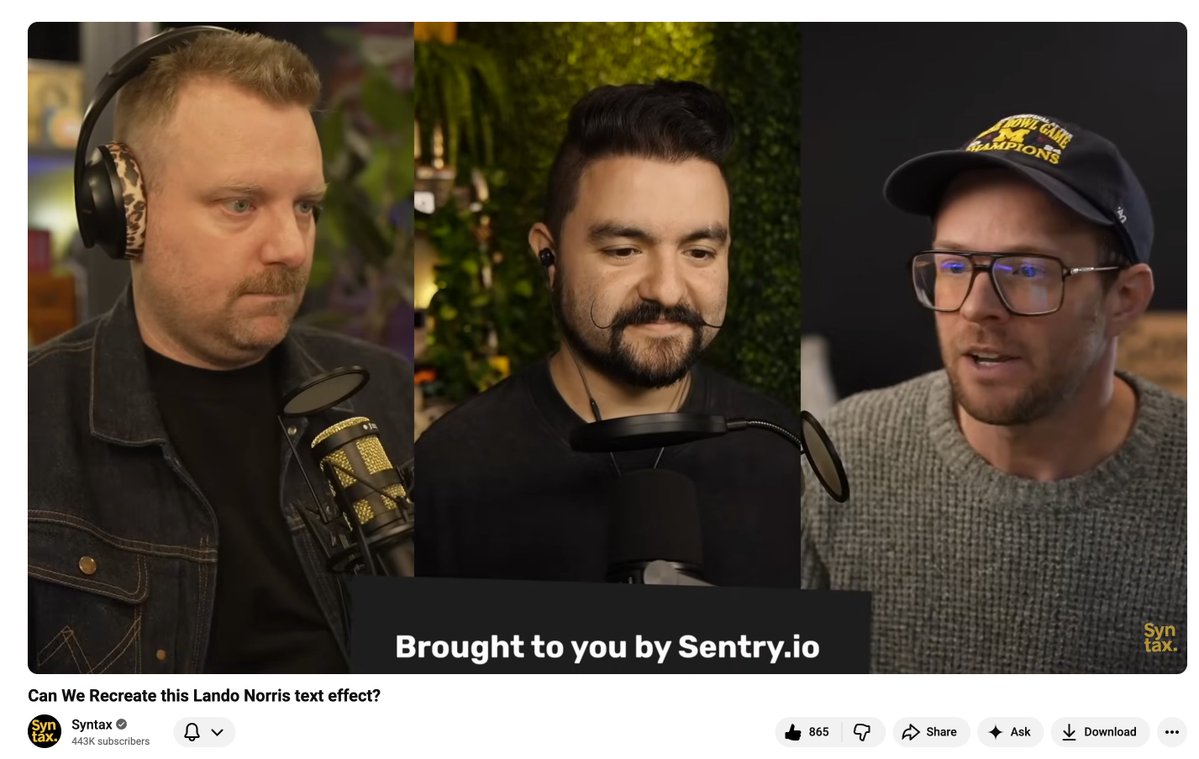 No matter what, I learn something new in every video. absolutely GOATED YouTube channel.