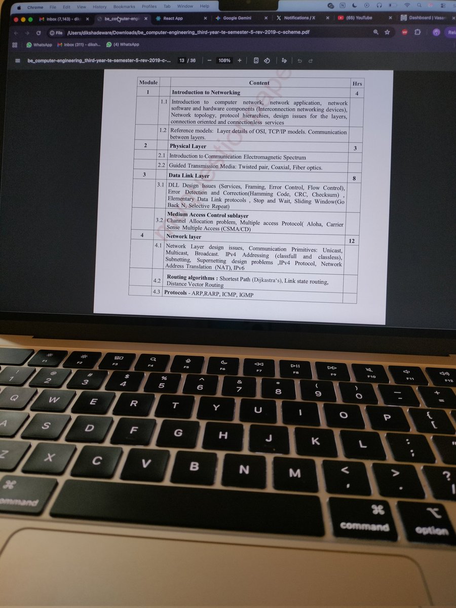 dikshatwt's tweet image. Any tips to complete Computer Network in 2 days for sem !!