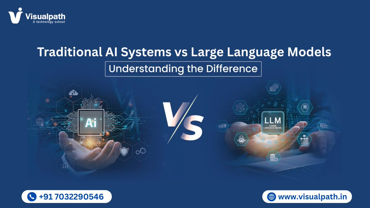 KLvisualpath99's tweet image. I just published LLM Machine Learning | Large Language Models (LLMs) Course medium.com/p/llm-machine-… 
@VisualpathPro #AILLMTesting #AILLMTraining #LLMTestingCourse #AIModelTesting #AIEvaluation #LLMValidation #AIAutomationTesting #GenerativeAITesting