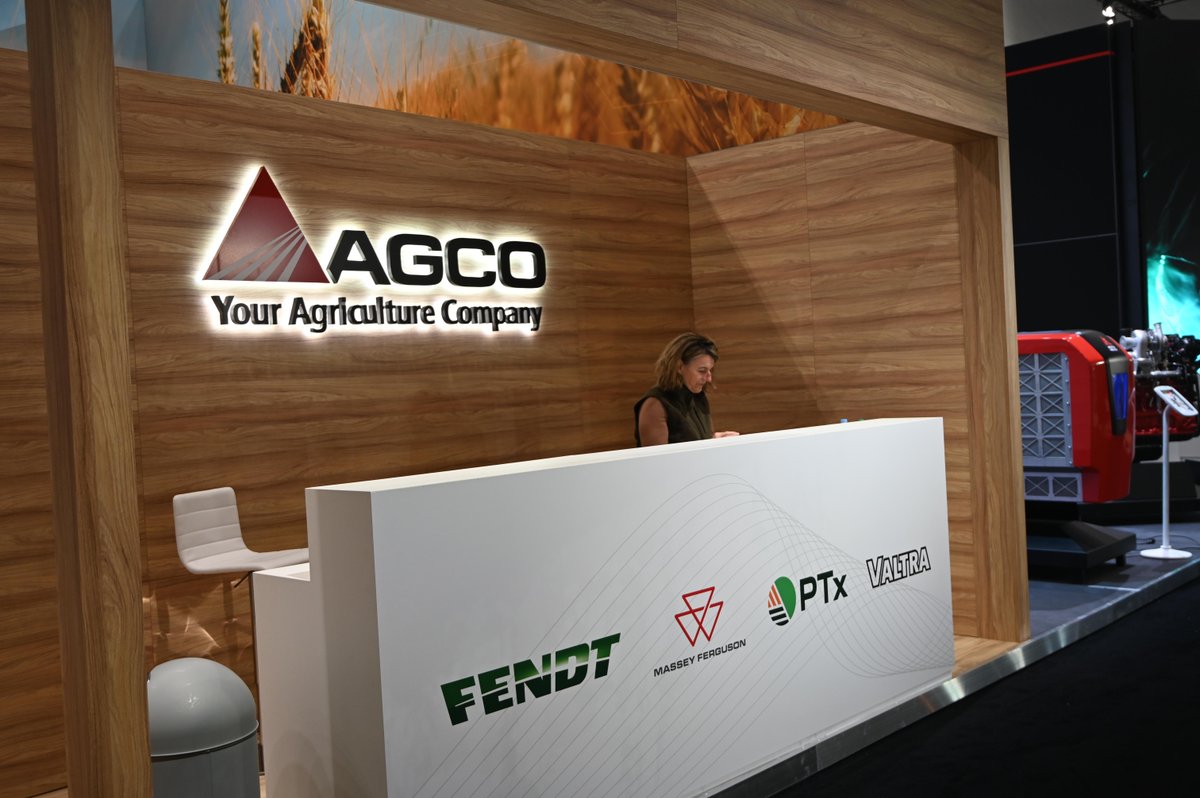 AGCOcorp's tweet photo. That's a wrap on #AGRITECHNICA 2025. 
Thank you to everyone who visited AGCO this week. The future of agriculture was on full display in Hanover. 
Full recap coming soon. 
#WeAreAGCO #FarmerFirst https://t.co/AqM3V9Xh45