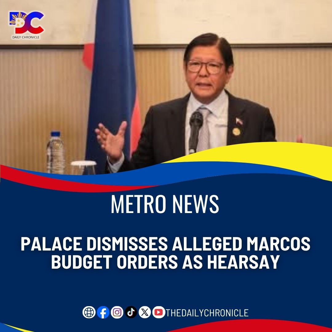 Malacañang rejected former Ako Bicol party-list Rep. Zaldy Co’s claim that President Ferdinand Marcos Jr. personally ordered the insertion of at least PHP100 billion in projects into the proposed 2025 national budget.