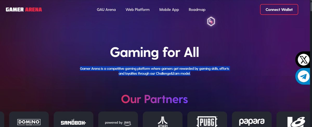 Codedhub_Studio's tweet image. Day 28: Gamer Arena @GAUtoken  — but with more energy.

Reimagined the Gamer Arena @GAUtoken hero section with deeper colors, floating UI blocks, and a layout that feels more alive and competitive.

Slide 1 - Current design

#gamedev #game #GameFi #UIDesign #WINTER #DEFİ #NFTs