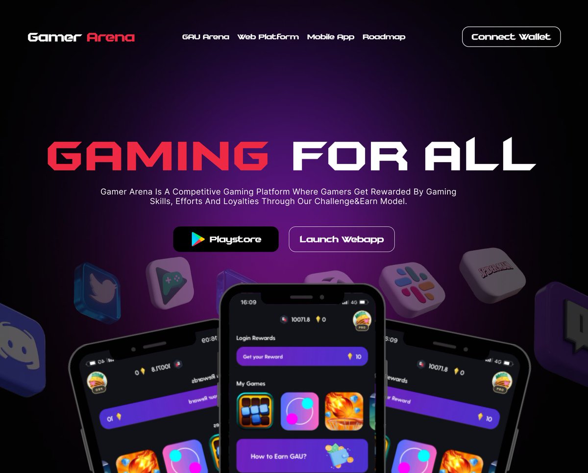Codedhub_Studio's tweet image. Day 28: Gamer Arena @GAUtoken  — but with more energy.

Reimagined the Gamer Arena @GAUtoken hero section with deeper colors, floating UI blocks, and a layout that feels more alive and competitive.

Slide 1 - Current design

#gamedev #game #GameFi #UIDesign #WINTER #DEFİ #NFTs