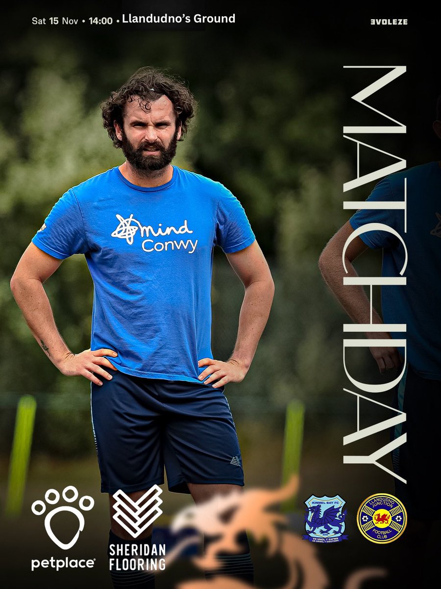 KinmelFc's tweet image. ⚽️ @KinmelFc ⚽
🆚 @LlandudnoJunct1 
📅 Today
⏰ 2pm Ko 
🏟 Llandudno Football Club 
🏆 NWCEL
👤 Gareth Edwards
🎟️ £3 
📸 Becca

Thanks as always goes to our main sponsors 

Main Sponsors - @petplacesion from The @petplace_uk &amp;amp; Rich Blake from @lvl5gyms