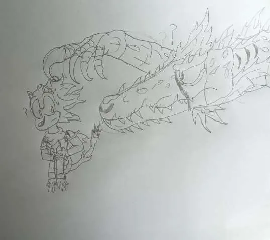 CurseShard's tweet image. [repost]

My main FanGoji, CrocGoji and some art I did of him before
#FanGoji