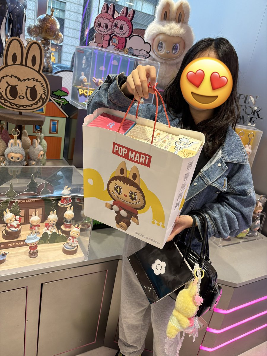 POPMART原宿 ついに入れた！ お正月にいとこ達にあげる分も買えて