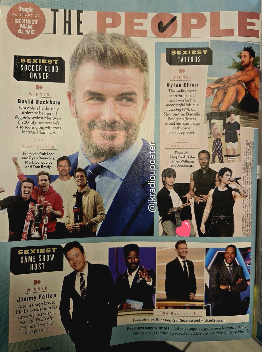 Jungkook was featured in the <a href="/people/">People</a> magazine’s Sexiest Tattoos list, joining a lineup of standout global stars recognized for their charm and influence.