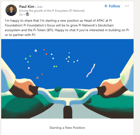 Koreanteacher1's tweet image. Paul Kim has joined the Pi Foundation as the Head of APAC.
 He also attended the recent meetup held in Seoul, where he engaged and communicated directly with Korean Pioneers.

#Pi #PiNetwork #Picoin #파이 #파이코인