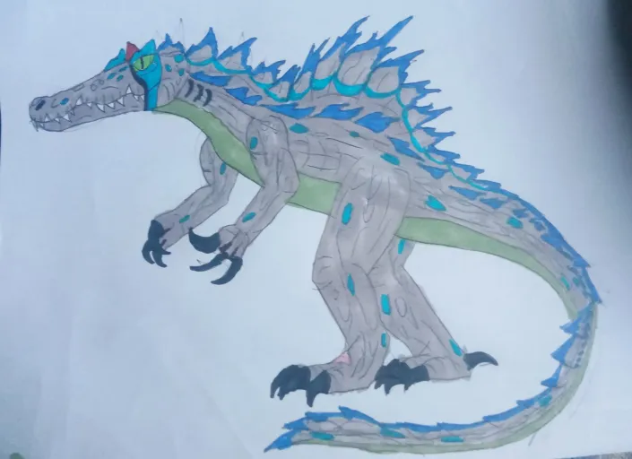 CurseShard's tweet image. [repost]

My main FanGoji, CrocGoji and some art I did of him before
#FanGoji