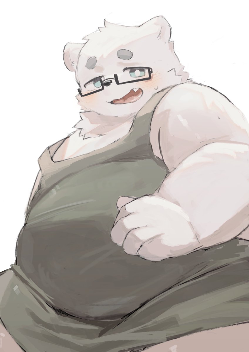 #裏見ユウ画
裸エプロンもう一回描いてみた