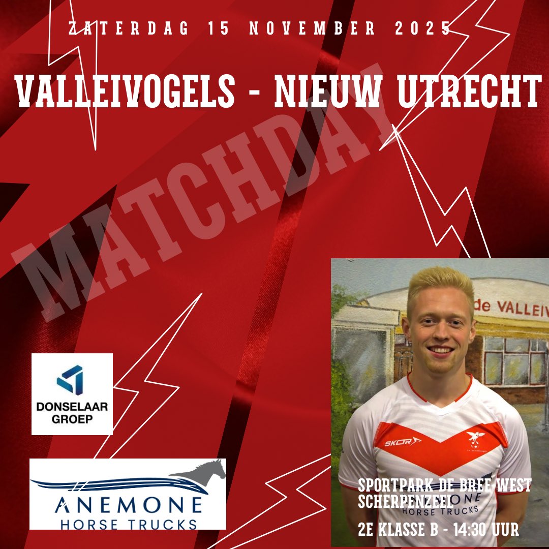 valleivogels1's tweet image. Matchday! Met vertrouwen kruisen we om 14.30 uur de degens met @svnieuwutrecht. Welkom! #anothergoal #anotherchallenge