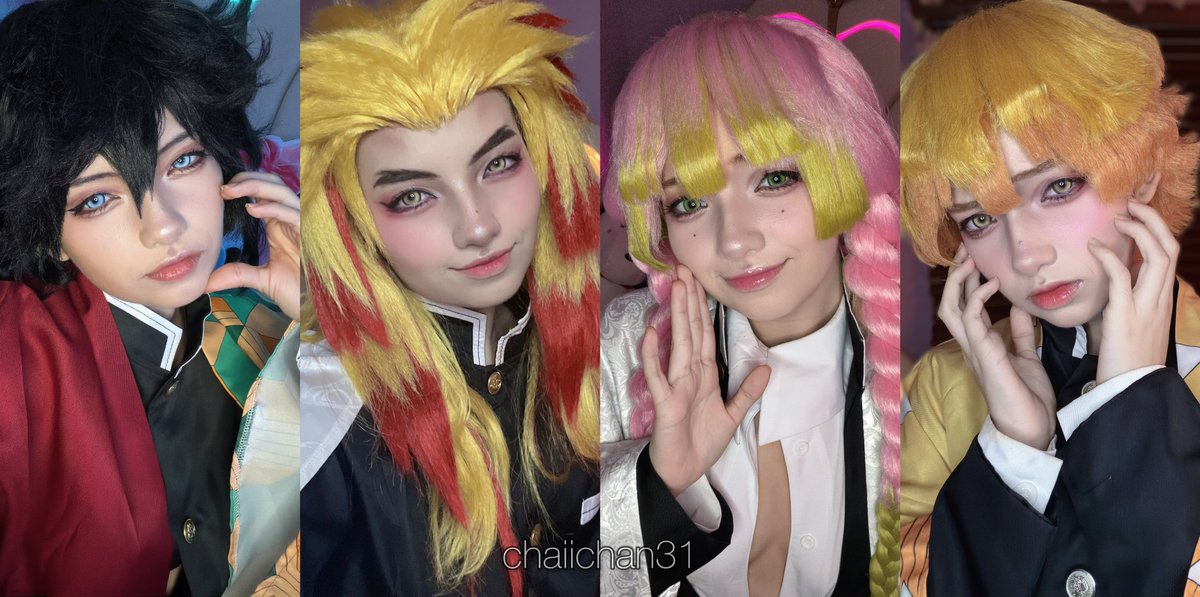 phiagoth's tweet image. ★ Hallo, I am Chaii! ( ✌︎'ω')✌︎ Cosplayer, artist, writer~ 🍃🌊❤️

Links ▶︎ chaiichan31.straw.page  
Alt ▶︎ @altchaii 
Private ▶︎ @privchaii
Private ▶︎ @sanemiichan (18↑)
Cosplay photos ▶︎ #chaiicos or search up ‘kny cosplay’