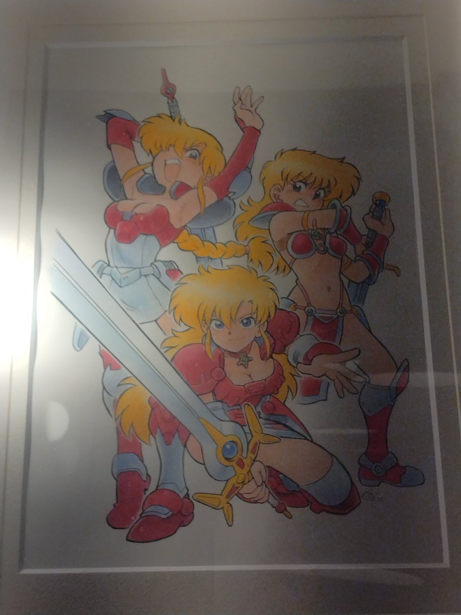 アレサ原画展行ってきた！ まさかこんな機会に巡り会えるとは思わ