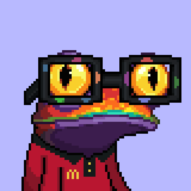 RibbitaNft's tweet photo. Bro we literally have this exact $TIBBIR working at McD’s on-chain 💀 https://t.co/71RlMMz6BD