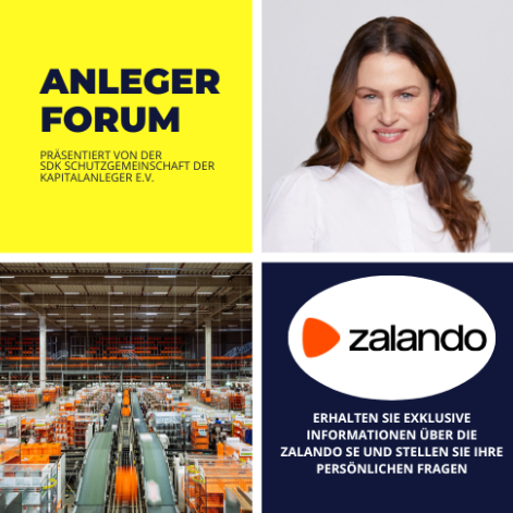 Zalando im SdK-Anlegerforum – jetzt anmelden! 👇🧡

Am kommenden Montag, 17.11.2025 um 18:30 Uhr, stellt sich <a href="/Zalando/">Zalando</a> in unserem 60-minütigen Online-Format vor – inklusive Präsentation und offener Q&amp;A-Runde 💪

🔗 Kostenfreie Anmeldung: join.next.edudip.com/de/webinar/sdk…