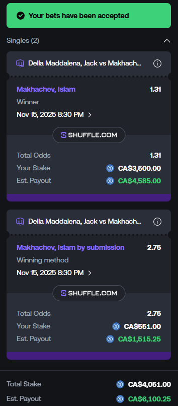 lancekick's tweet image. Makachev taking the win by submission tomorrow🔒 

IT&apos;S A LOCK @shufflecom 

RT + Reply will run a $100 giveaway if both hit ⬇️

#UFC322 $SHFL