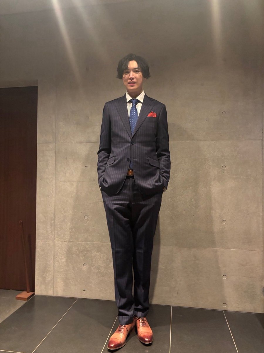 spygea_jp's tweet image. 珍しいスーツ姿置いておきます。