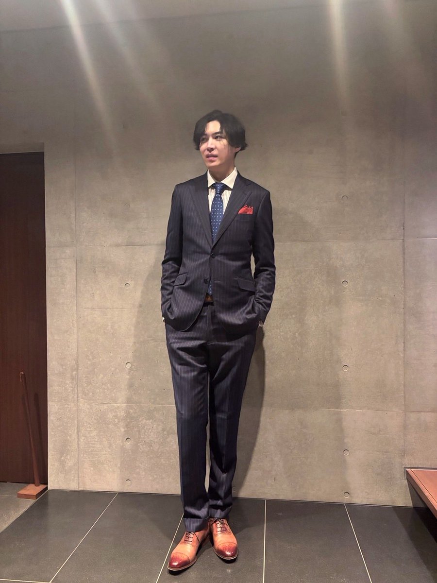 spygea_jp's tweet image. 珍しいスーツ姿置いておきます。