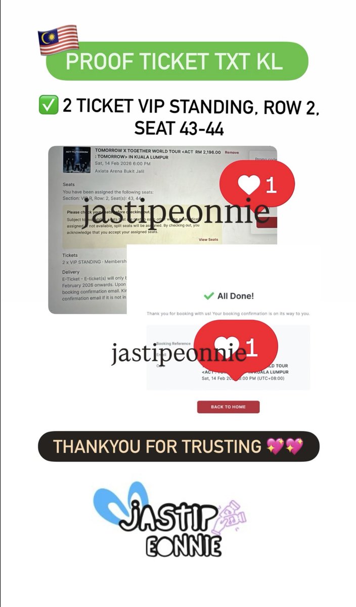JASTIP TIKET KONSER |TICKETING SERVICE ALL CONCERT tweet media