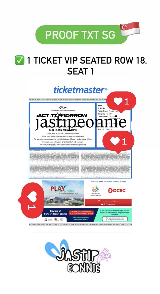 JASTIP TIKET KONSER |TICKETING SERVICE ALL CONCERT tweet media