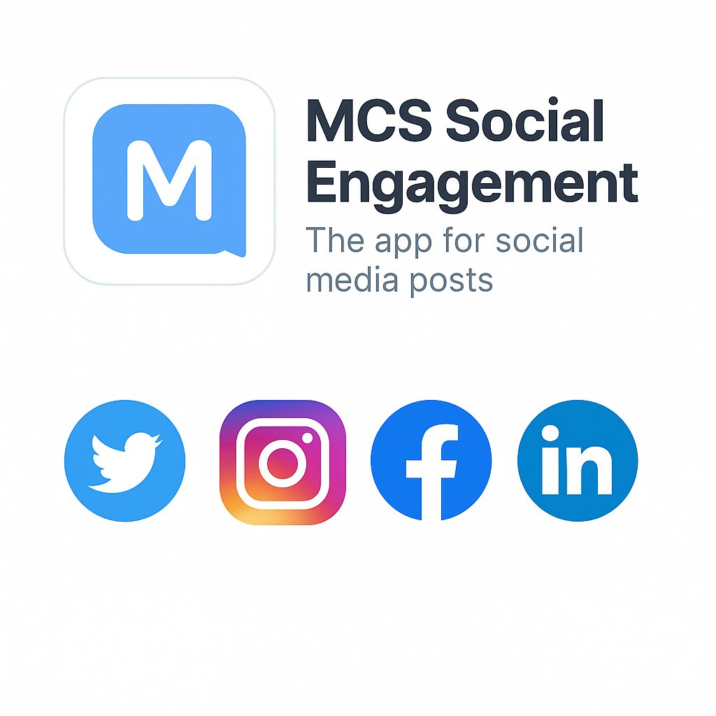 mcsmdu's tweet photo. Stop juggling platforms! 🎯 
With MCS Social Engagement, manage promotions across X, Facebook, Instagram &amp; LinkedIn — all from your D365 modules. 
📊 Track insights. 
🌟 Simplify engagement. 
#MCS #SocialEngagement #D365AddOn #Mastermind #Dynamics365 #PowerApps https://t.co/w0fdIczu4o