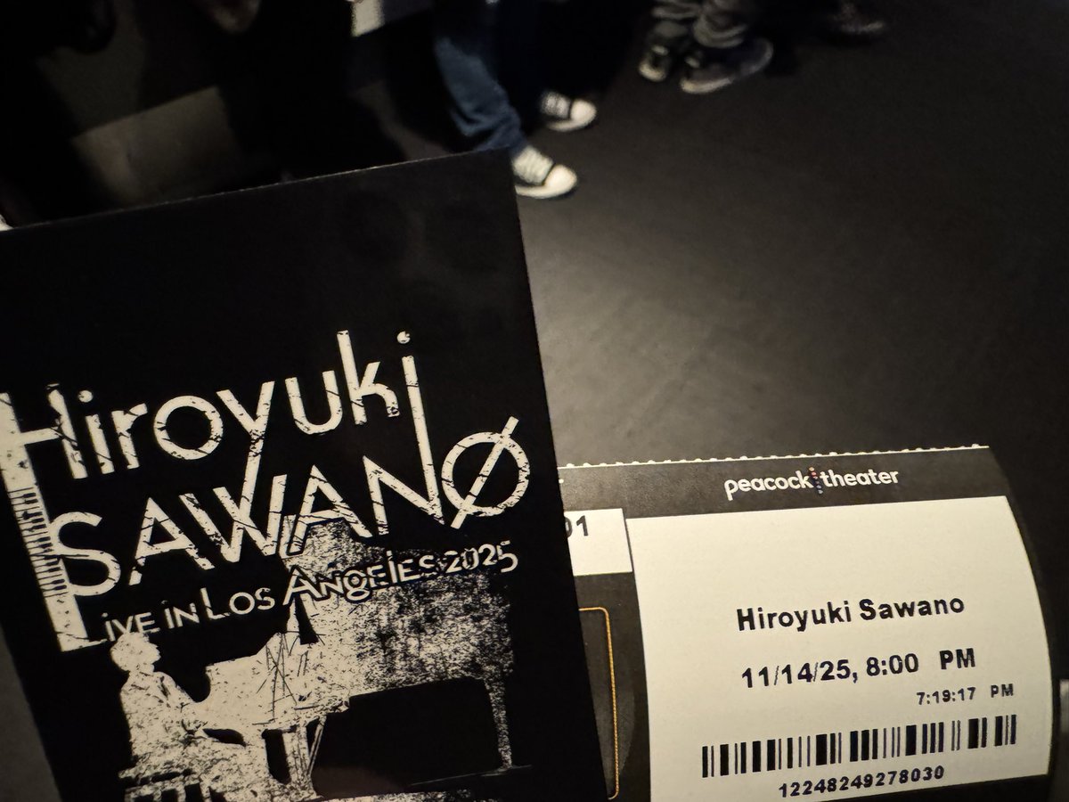 Such an amazing show!
So glad I came all the way to LA for this!
Can’t wait for the next one!
Thank you, Sawano-san!
#HiroyukiSAWANO
#澤野弘之