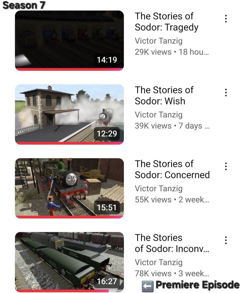 I genuinely do wonder, how long does Tanzig intend to keep making his series for?

Season 5 caused a rapid decrease in viewership that's still declining today, note how much its fallen since S4

Less people are tuning in, and his refusal to even try improve his craft shows it
