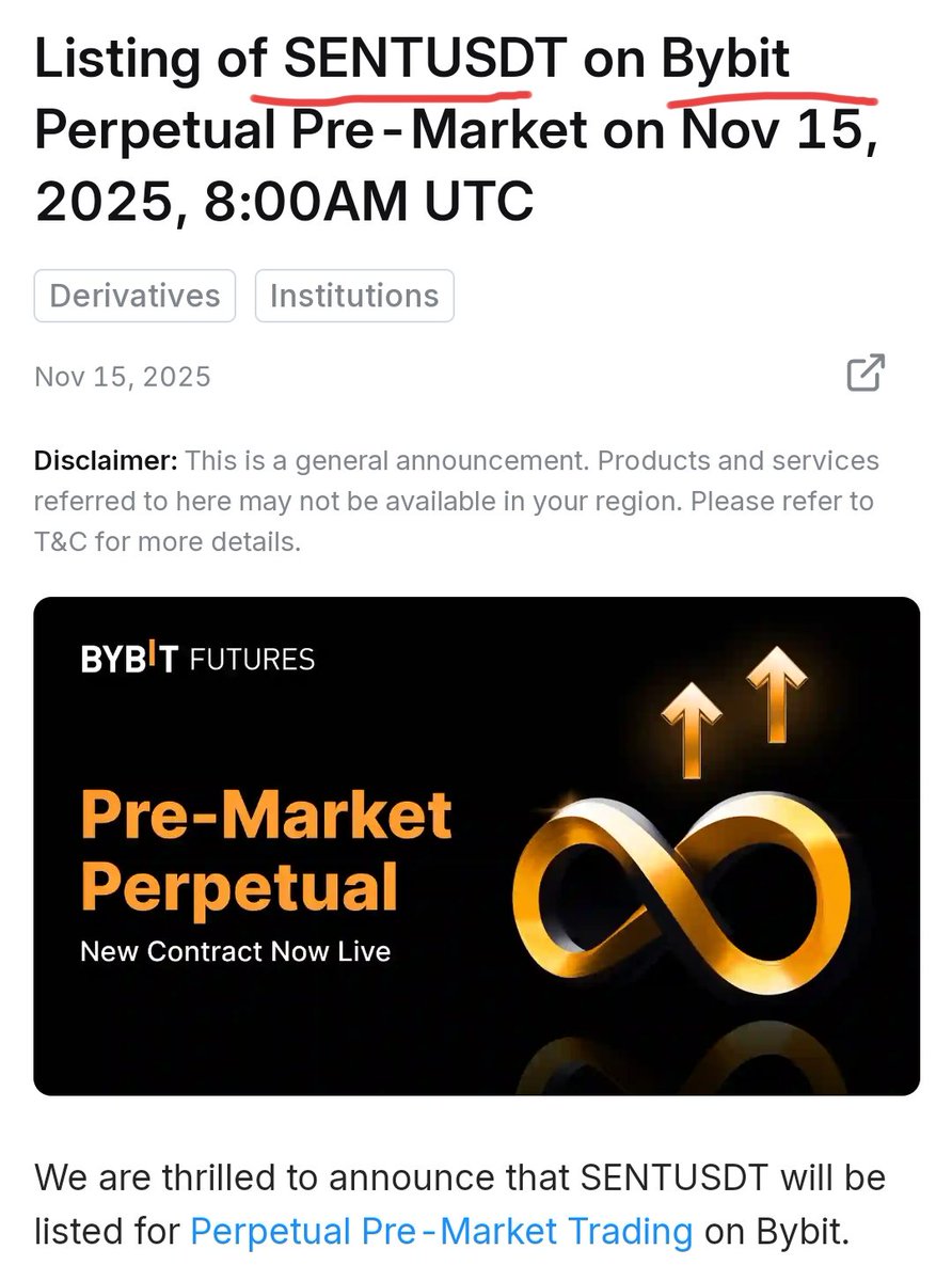 CryptoDotFun's tweet image. $SENT perp now found in bybit also 

Estimated Perp listing could be similar to binance. Binance list it at $3B FDV, and we can also see $2.5-$3B FDV on bybit.

TGE is really really soon 😻

Slowly slowly then all at once... 👀

Are you Bullish guys? 

Just $SENT it @shad_haq_…