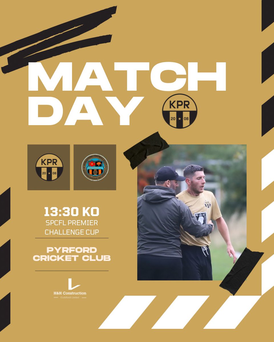 First team in action today in the SPCFL premier challenge cup as they face <a href="/addlestonefc/">Addlestone FC Men's 1st/Reserves (prev Lyne FC)</a> at the Fortress Pyrford. This will be the first game of the season at fortress pyrford for the first team. 

❌No Game for the reserves today ❌

Come down and show your support. 
#WeAreKPR