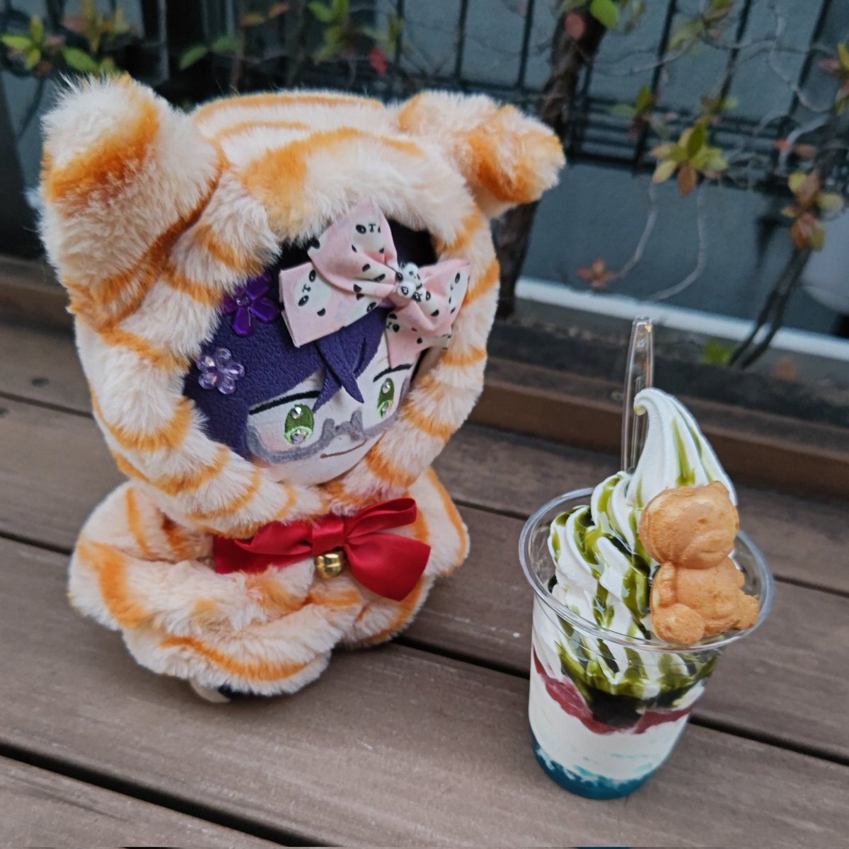 ちょと寒ない？？？ くまちゃんかわいいね！！