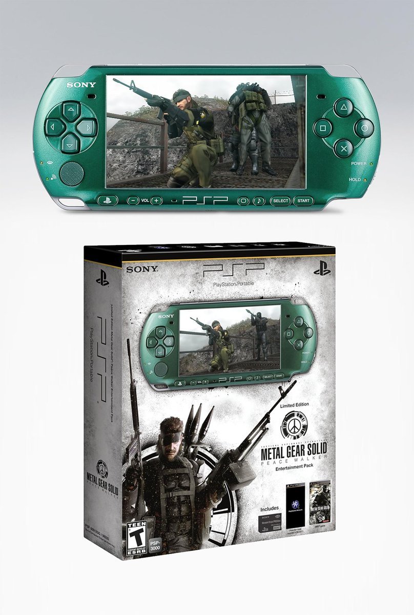 ObsoleteSony's tweet image. 2010 Sony PSP Metal Gear Solid Peacewalker Entertainment Bundle Pack.