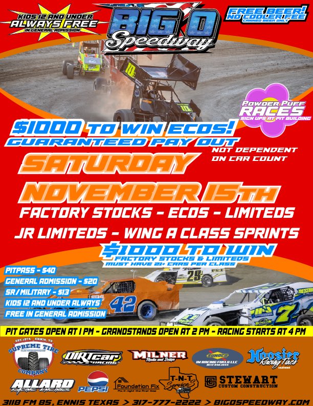 BIG O SPEEDWAY tweet media