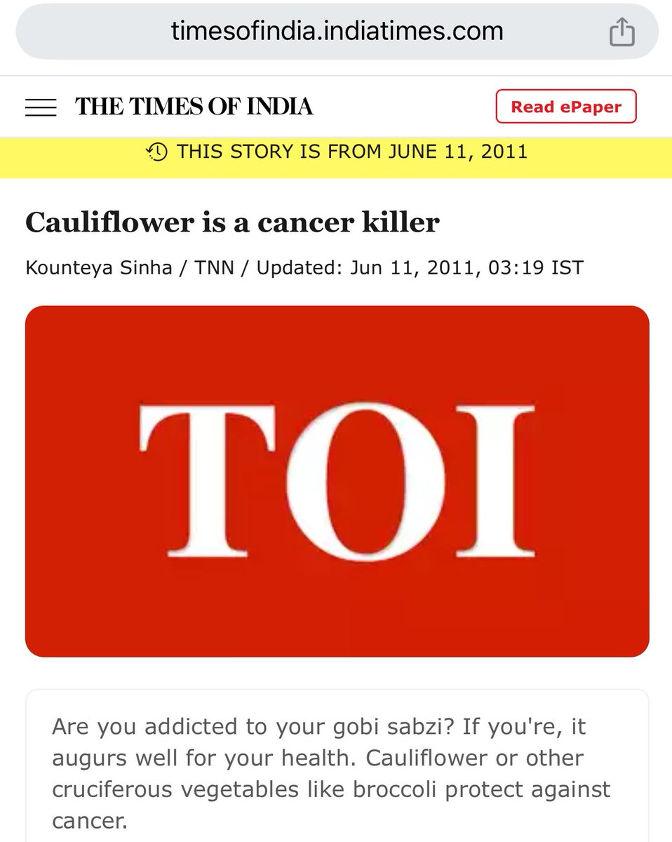 Sray108's tweet photo. @SaketGokhale @PMOIndia Stop spreading Gobiphobia. .
It cures cancer. https://t.co/eWxfG1GfGV
