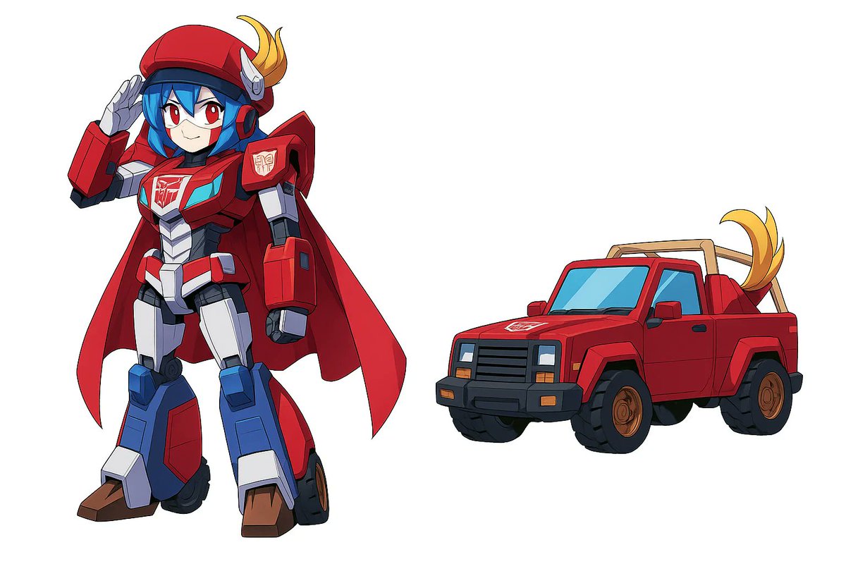 I fell asleep watching @LeaflitVT because I was dog tired, and then dreamed she was a Transformer.  Well with Sora I can let my dreams become memes. I figured a jeep form would be good cuz she likes going into the woods lol.  

Roll Out!