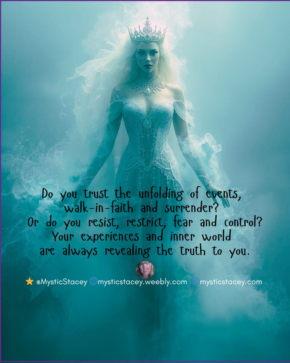 mysticstacey's tweet image. Your inner world is always reveals the truth.
mysticstacey.weebly.com mysticstacey.com

#trusttheprocess #walkinfaith #innerguidance #spiritualawakening #intuitivewisdom #faithoverfear #innerclarity #surrendering #consciousawakening #mysticstacey
