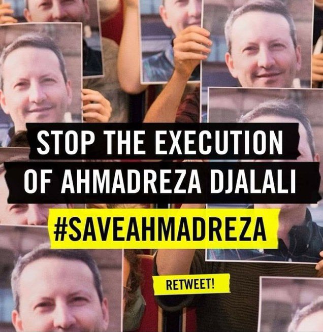 OmNico72's tweet image. #Iran We urge @drpezeshkian to release Ahmadreza Djalali immediately and unconditionally. #FreeDjalali
We are his voice. 
#StopExecutionInIran 
#HumanRights
#FreeAhmadrezaDjalali
#AhmadrezaDjalali
#SaveAhmadreza 
#freeahmadreza