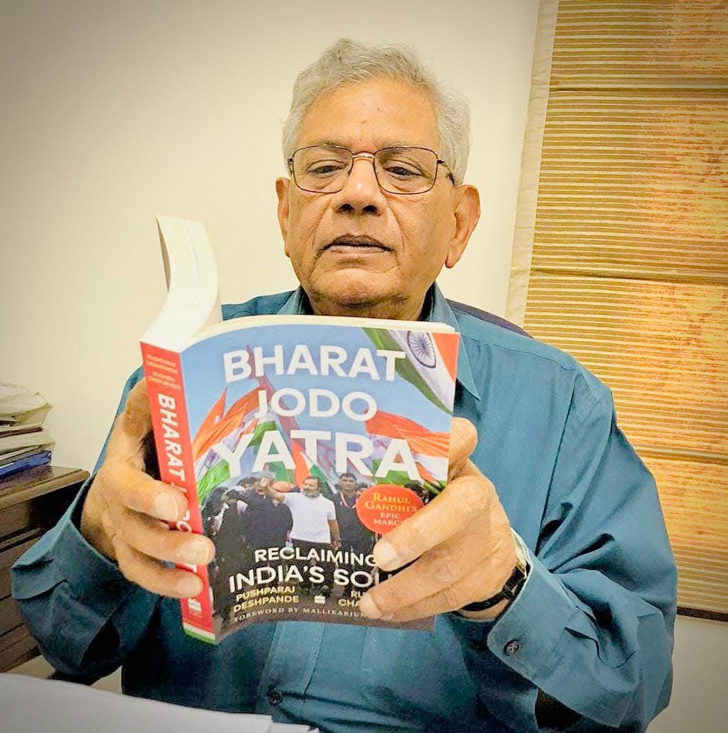 Ab_Mashu_17's tweet image. CPM IT cell mocking Rahul Gandhi should first remember how their late leader Yechury himself viewed him.

Stick to Kerala politics — because the way you’re quietly handing space to BJP for short-term gains is nothing but political Judas-play.

History won’t forget this. And in…