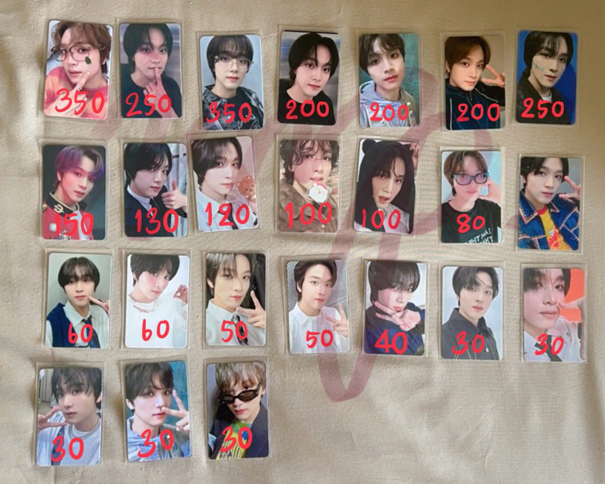 ขายพร้อมส่ง/wts

🐻 การ์ดแฮชาน ราคาตามในรูป
💌 ค่าส่ง 35 ซื้อครบ 200 ส่งฟรี

สนใจ dm/mention ได้นะคะ
#ตลาดนัดnct #ตลาดนัดnctdream