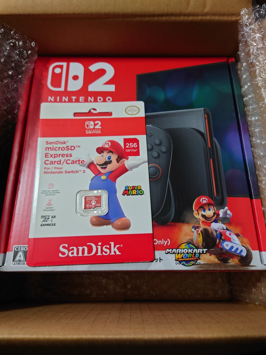 switch2届いたぁああああああああああああああ！ やっとや！やっとやで