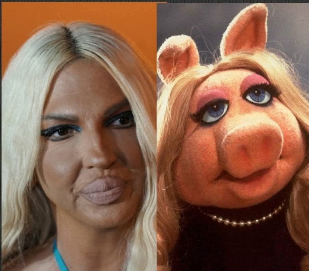 Koliko je mis Pigi lepša.😍