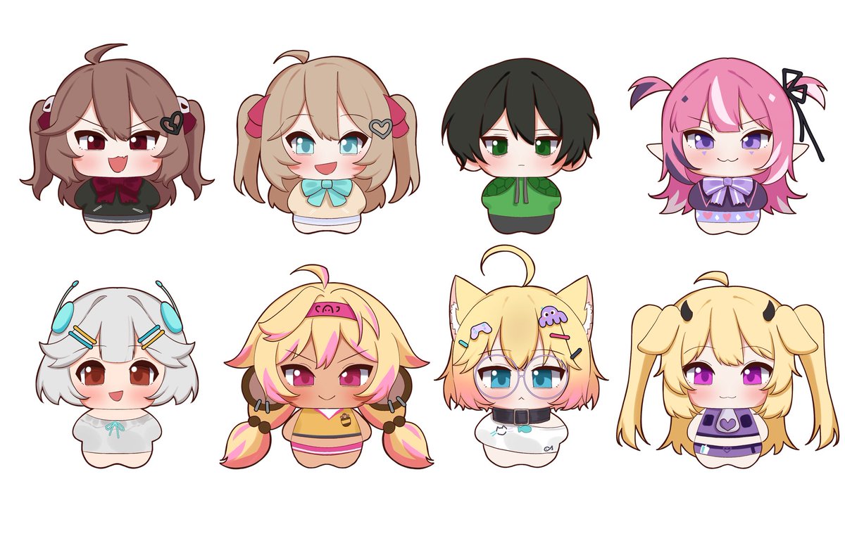 Fashaeli's tweet photo. Neuro and Friends stickers is finally done!!! 💜
#heartheartart #camilart #ellietrations #kokontent #minyart #cerberart https://t.co/9Lqv4CKW1A